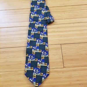 The Disney Store Donald Duck golfing tie